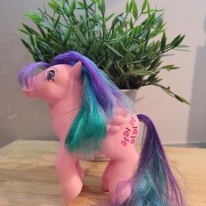 Pink and Purple Toy Pony